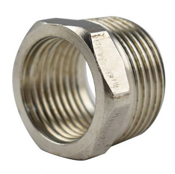 MAK Футорка переходная 1/2 м*3/4п из нерж стали 304 (377)