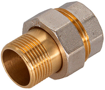 Соединитель с накид. гайкой прямой 3/4"г/ш CTM