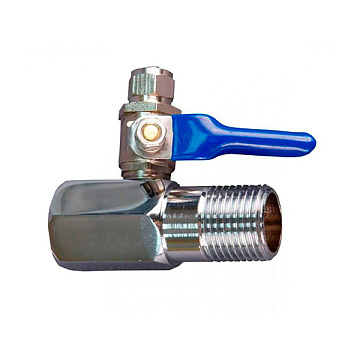 Адаптер-вентиль для подключения фильтров 1/2х1/2х1/4