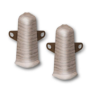 Угол наружный Деконика 85 мм Дуб Снежный 215 (уп. - 25 шт.)