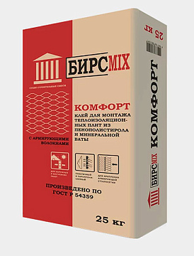 Клей монтажный КОМФОРТ 25кг БИРСMIX