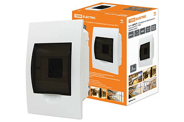 Бокс ЩРВ-П-4 модулей встр.пластик TDM SQ0902-0001