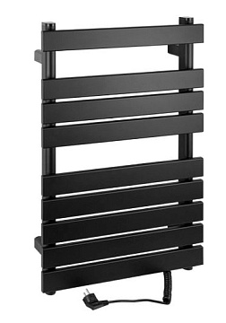 юПолотенцесушитель электрический BRIMIX ЧЕРНЫЙ ЛЕСЕНКА 800*505*115мм 9 перекладин 130W (08160B)
