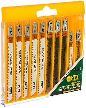 Полотна д/зл.лобзика FIT 10шт 41013