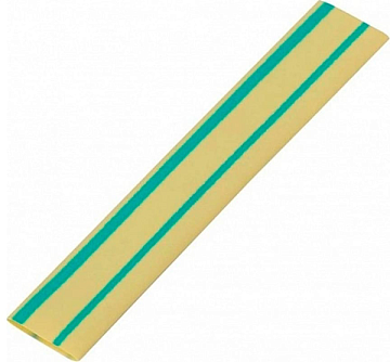 Трубка термоусадочная General GHS-2-1-YG, 2/1мм, желто-зеленая, 1м 475124