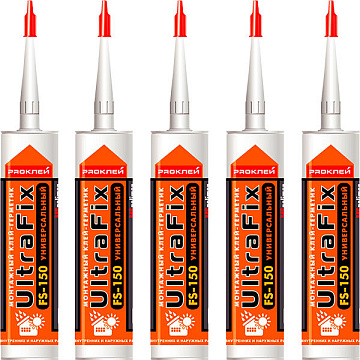 Клей мс-полимер ULTRAFIX белый 290мл PROклей (12)