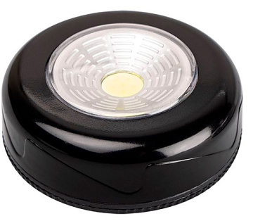 Фонарь ФАZА TF3-L1W-bk (черн.) Светильник с ручным вкл., пушлайты