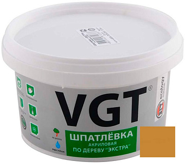 Шпаклевка Экстра лиственница по дереву 1кг ВГТ