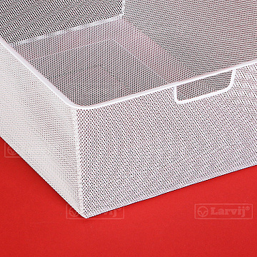 МелкоСеточная корзина 555*410*85мм белая L9559WH