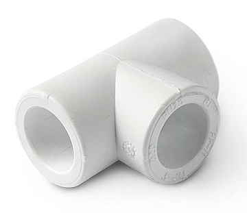 PP-R Тройник Белый 20