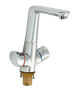 юСмеситель MAGNUS для кухни круглая ручка (8354)