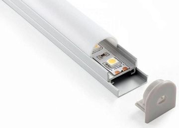 Профиль потолочный алюминиевый для LED ленты (20mm),oval LL-2-ALP005 