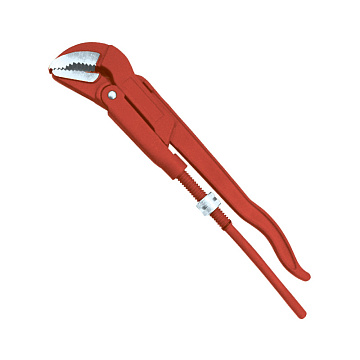 Ключ трубный ПРОФИ CrV 90 градусов 1,5" (24) БИБЕР 90052