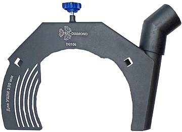Пылеудалитель 230мм на УШМ для резки Trio Diamond DG106