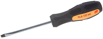 Отвёртка шлицевая SL6, 100 мм Вихрь 73/6/2/9