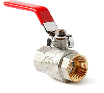 Кран шаровой полнопроходной 1/2" В-В ручка-рычаг