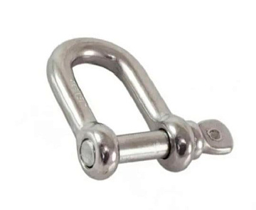 8 Скоба такелажная (прямой тип), ЦИНК (100)