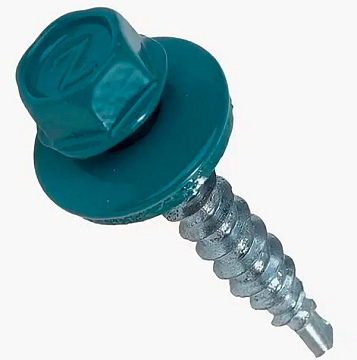 4,8х70 RAL 5021 морская волна саморез кров.(150)