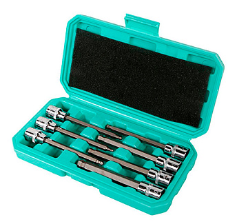 Набор головок 3/8" 110мм HEX шар. 7шт 3-10 Sturm! 1045-18-B7-110