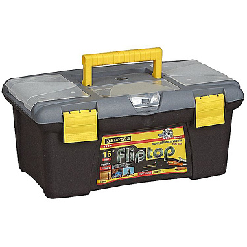 Ящик STAYER "FLIP TOP" пластм. для инстр., 16" 2-38015-16