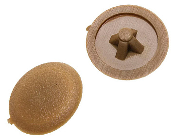 Заглушка на саморез №2 бук темный