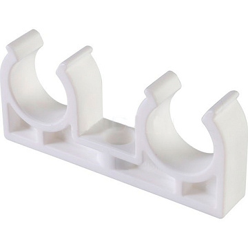 PP-R Опора двойная Белая 25