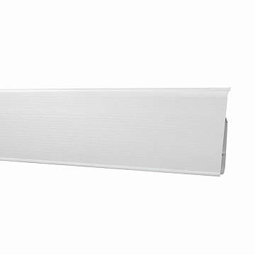 Плинтус напольный Salag Lima 72мм Белый Embossing 2,5м (уп. - 24 шт.) (LI0000)