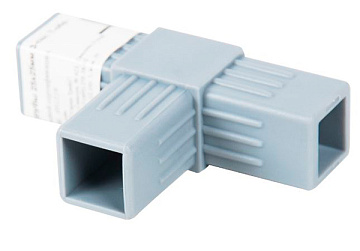 Соедин. пласт. д/трубы 25х25х1,5мм 3-пал. Т-обр. (уп-7 шт)