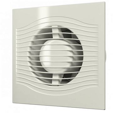 Вентилятор SLIM 4 Ivory, D 100, осевой вытяжной, декоративный