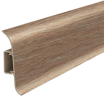 Плинтус напольный Идеал Классик 55 мм Дуб рустик 211 2,2м (уп. - 40 шт.)