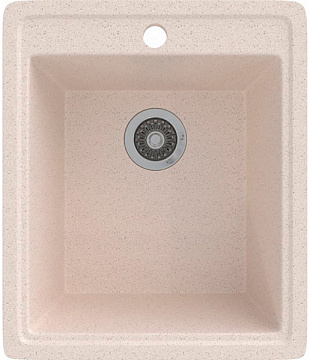 Мойка из искусственного мрамора MIXLINE ML-GMS18 415*470*190мм, ПЕСОЧНЫЙ (302)