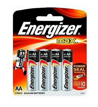 Элемент питания ENERGIZER MAX AA E91 4шт*24