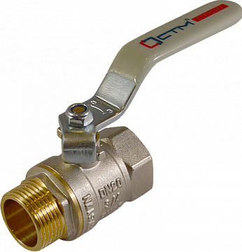 Кран шар. для воды 1" г/ш рычаг CTM СТАНДАРТ