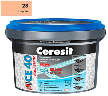 Затирка CERESIT СЕ40 №28 Персик 2кг