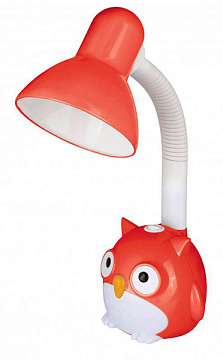 Настольная лампа Camelion KD-380 C04 Сова красный 40Вт, E27