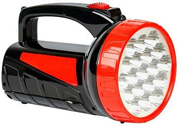 Аккумуляторный светодиодный фонарь-прожектор  5W черный (SBF-355-K)