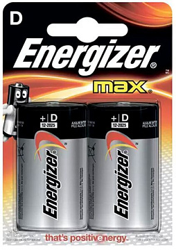 Элемент питания ENERGIZER MAX D LR20 2шт*12