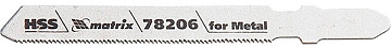 Пилки д/лобзика MATRIX T118G 50*0,8 мм 78206