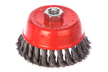 Корщетка-чашка FIT витая 100мм 39468