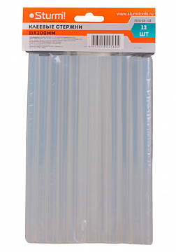 Клеевые стержни 11х200мм 12шт Sturm 7010-05-12S