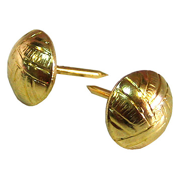 Гвоздь мет с дек 411 11х13 (латунь) блистер М (30/ 180)