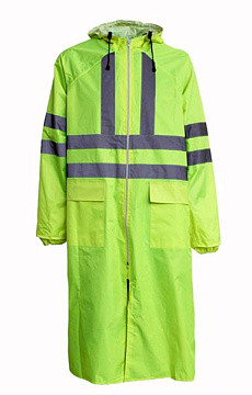 Плащ влагозащитный сигнальный нейлон (тов-151290)