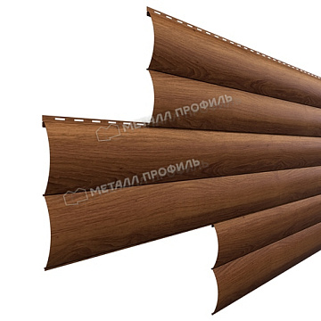 Сайдинг Woodstock-28х330(ECOSTEEL_МА-01-Мореный Дуб-0,5)