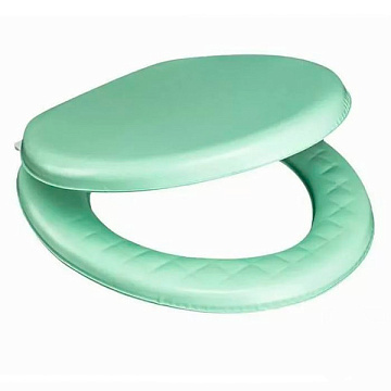 Сиденье для унитаза VANNA мягкое ЗЕЛЕНЫЙ