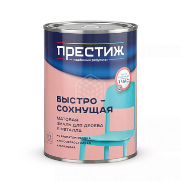 Эмаль Акриловая Престиж  матовая  белая 0,9кг (6)