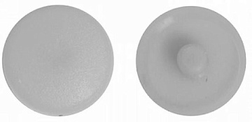 Заглушка под рамный дюбель и метизы св.серая