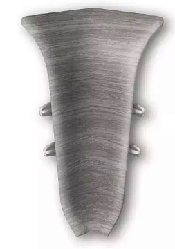 Угол внутренний Идеал Классик 55 мм Орех  серый 296  (уп. - 20шт.)