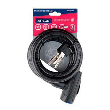 Замок велосипедный PD-84-150см