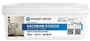Decorum Stucco Multieffet 2,5л (base Classique) Vincent Decor декоративное покрытие