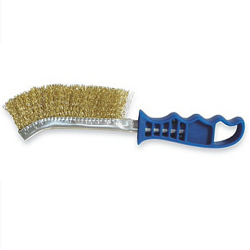 Щетка CE латунная с пластиковой ручкой 93410002